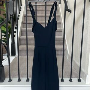 Reiss London Amika Cross Back Ruffle Jumpsuit size 4